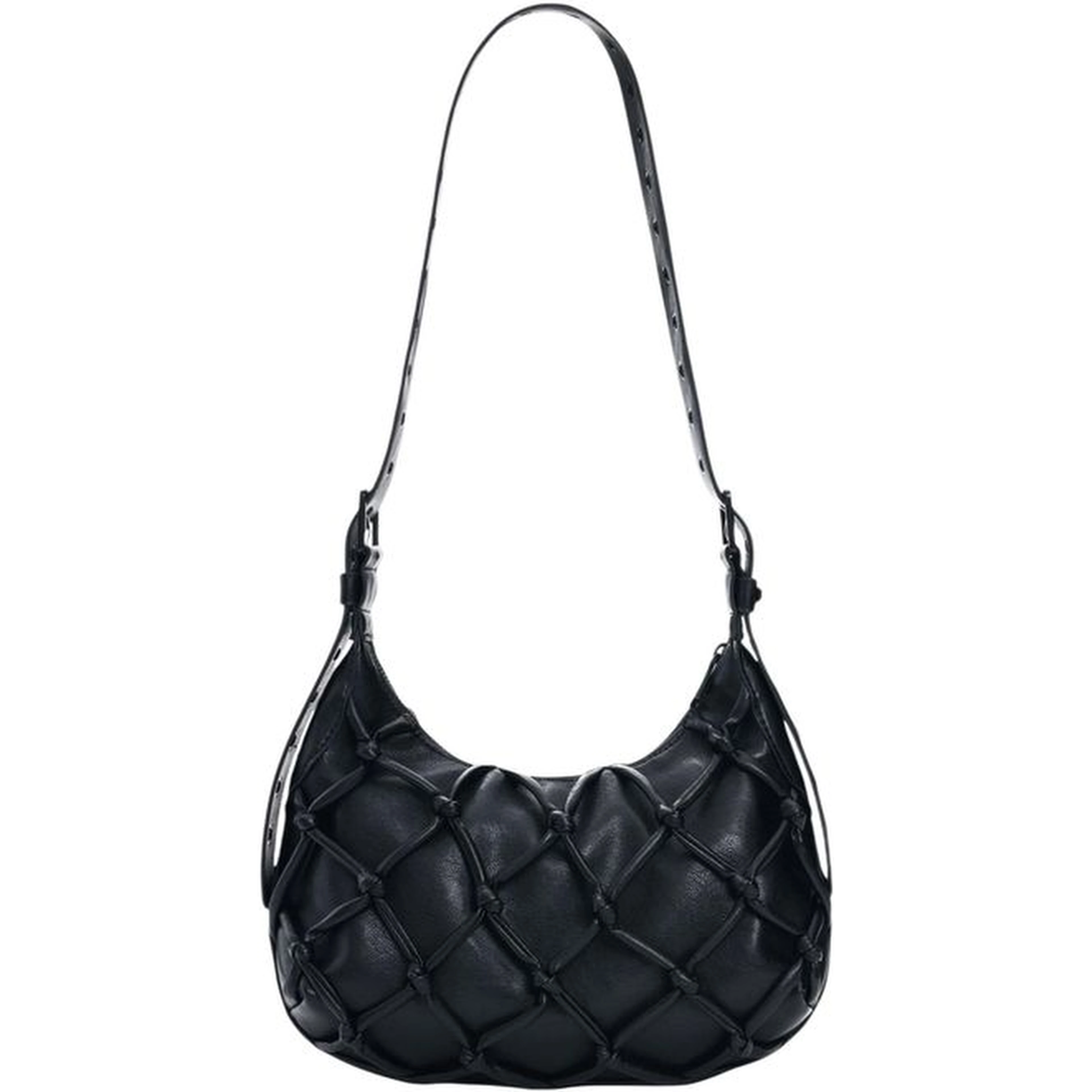Black Cotton Handbag