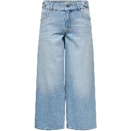 Light Blue Cotton Mom Jeans