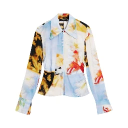 Multicolor Viscose Blouse