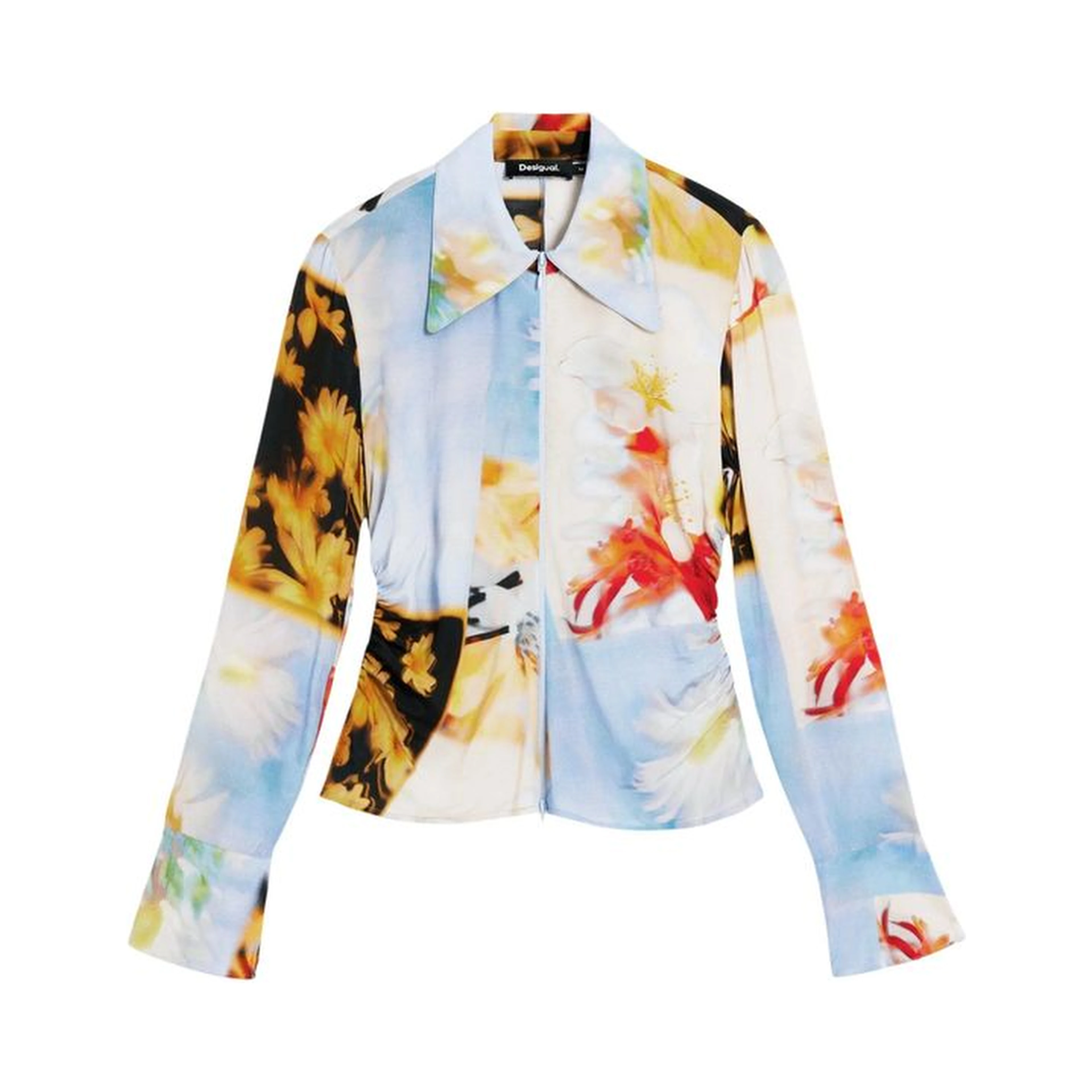 Multicolor Viscose Blouse