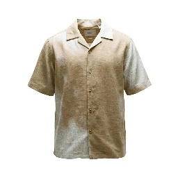 Beige Viscose Shortsleeve Shirt