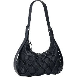 Black Cotton Handbag