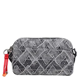 Blue Cotton Handbag