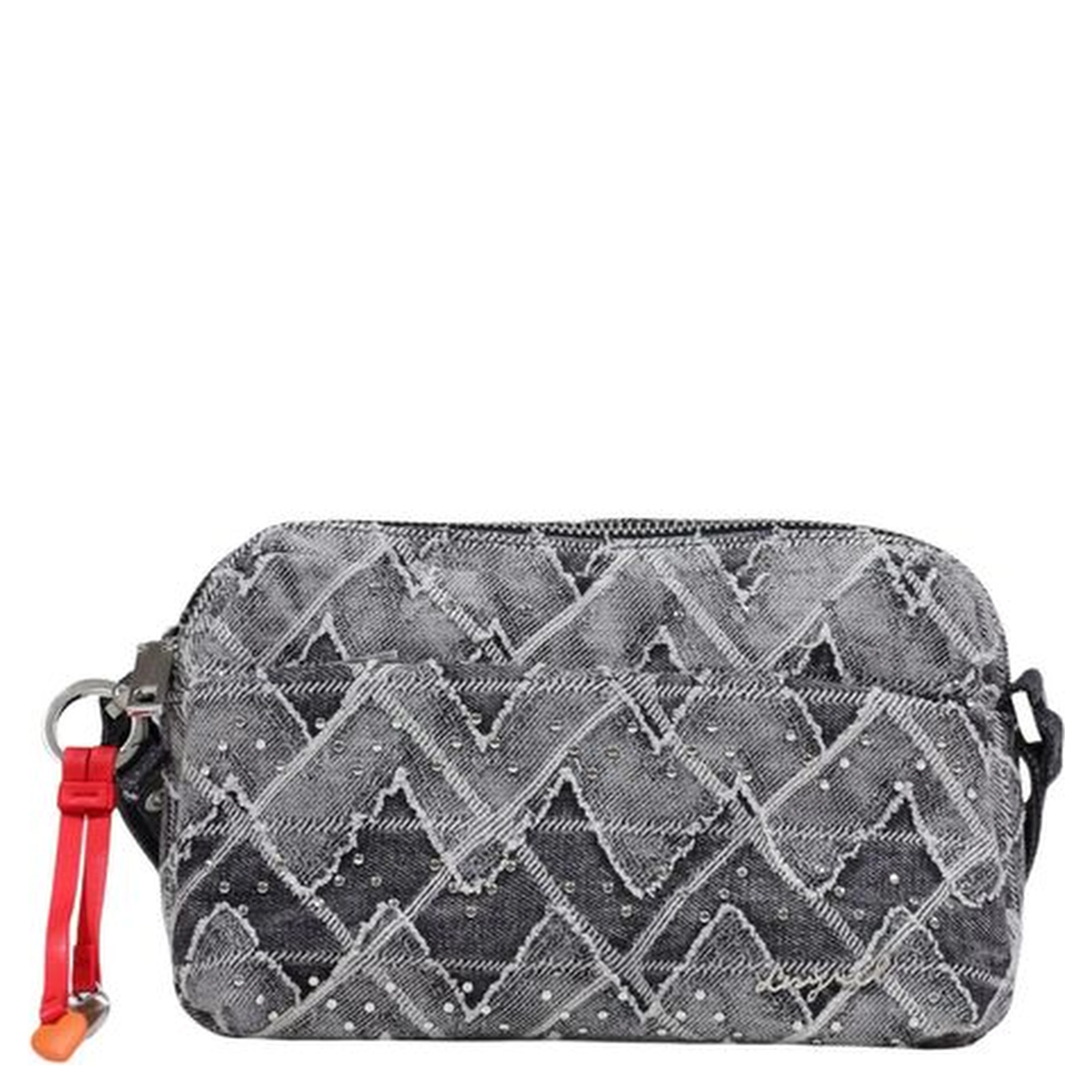 Blue Cotton Handbag