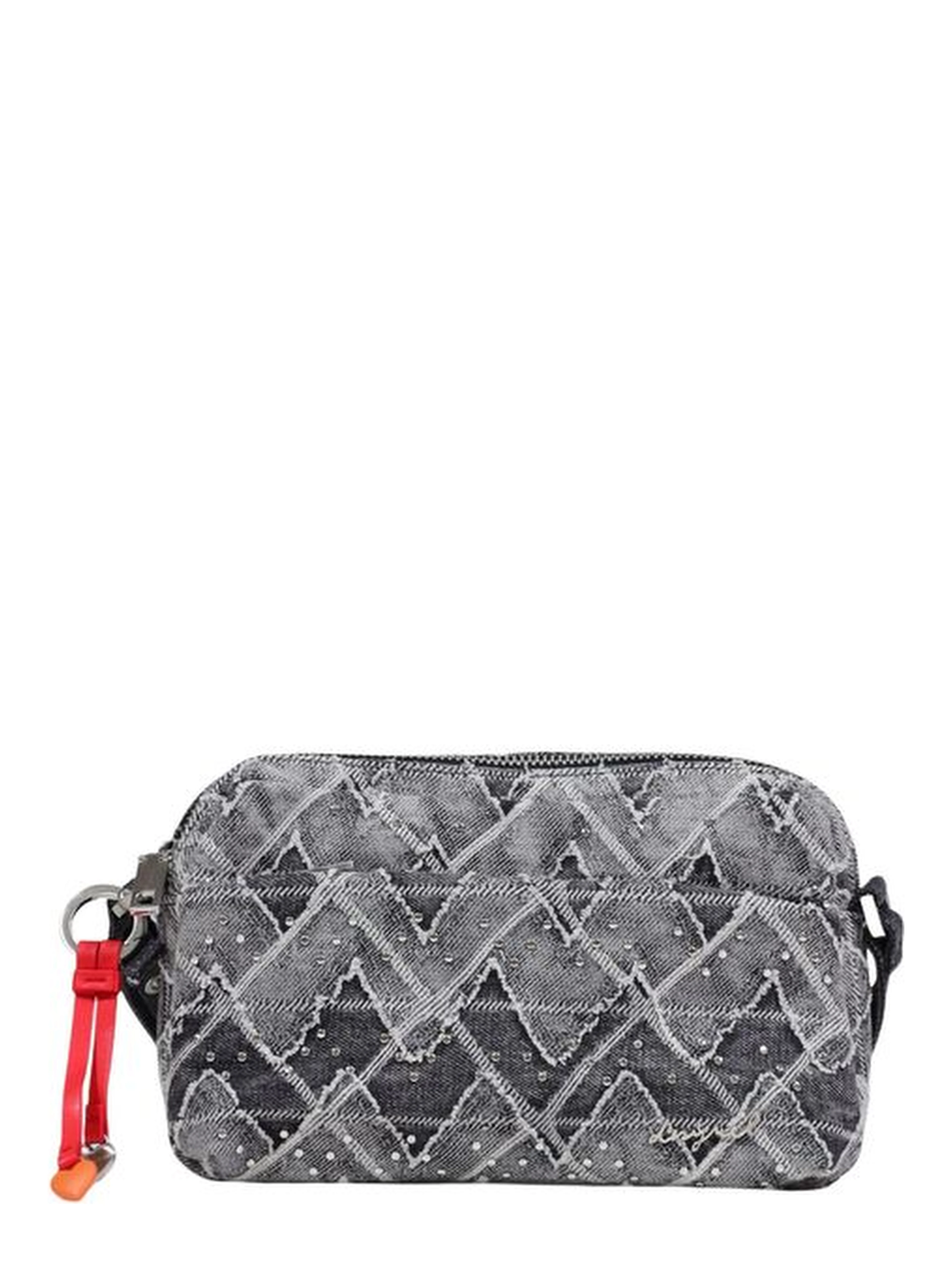 Blue Cotton Handbag