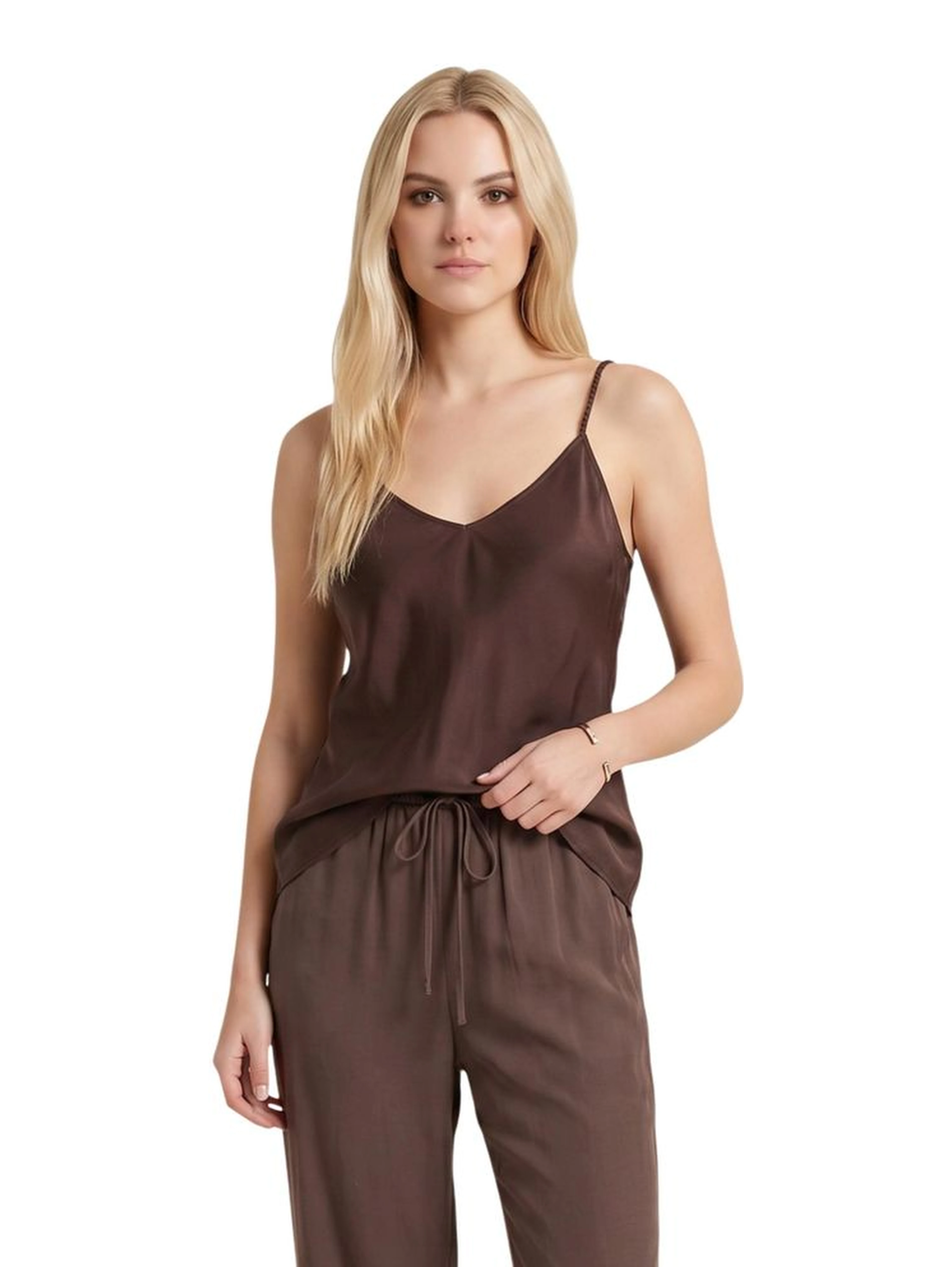 Brown Viscose Top