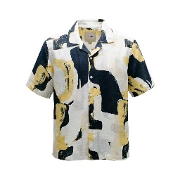 Multicolor Viscose Shortsleeve Shirt