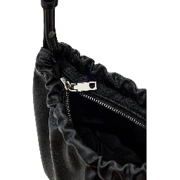 Black Polyester Handbag