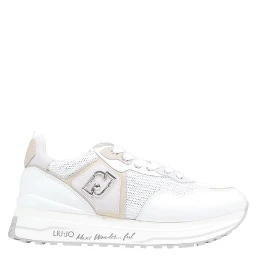 White Polyethylene Chunky Sneakers