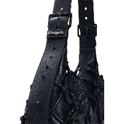 Black Cotton Handbag