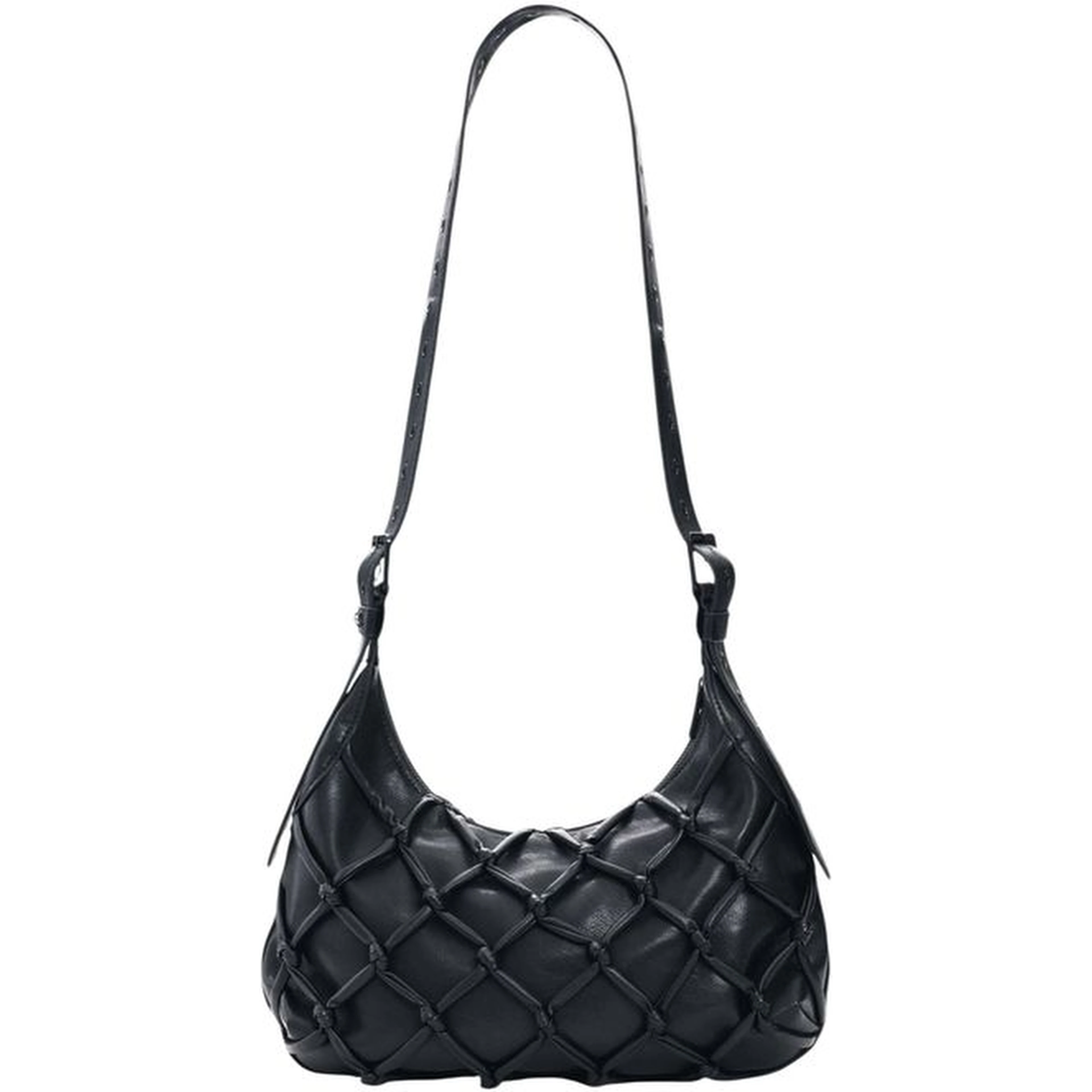 Black Cotton Handbag