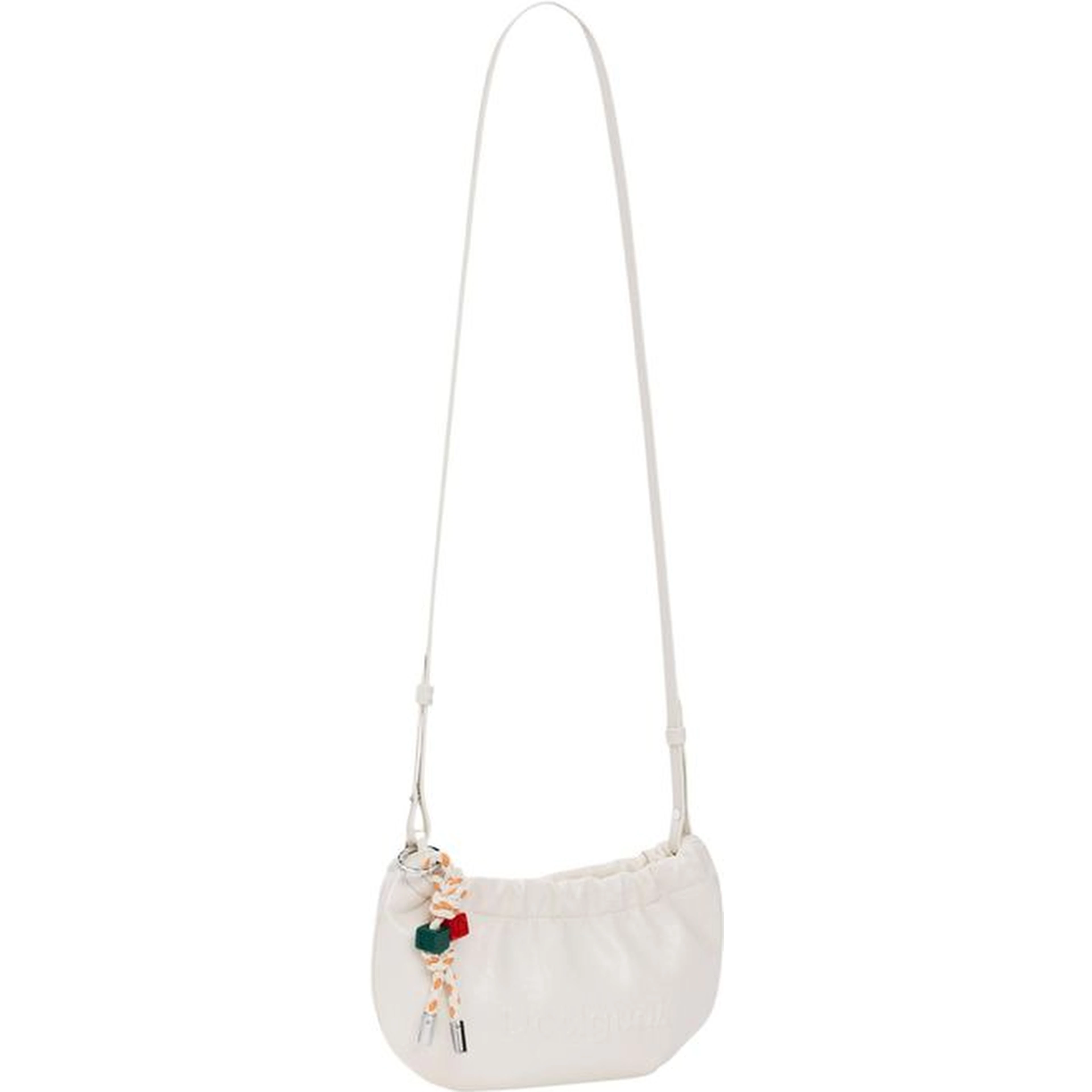 Beige Polyester Handbag