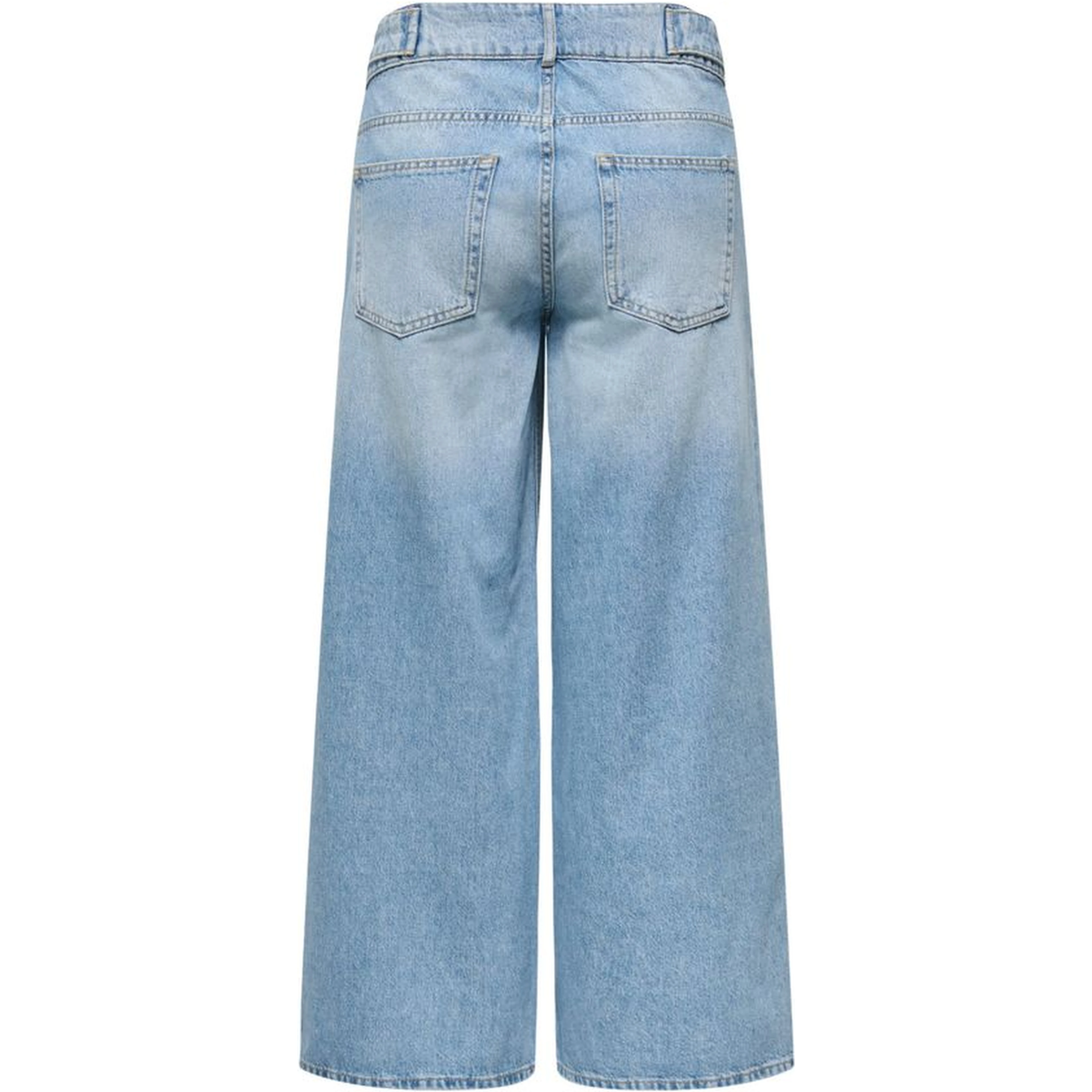 Light Blue Cotton Mom Jeans