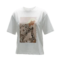 Cream Cotton T-Shirt