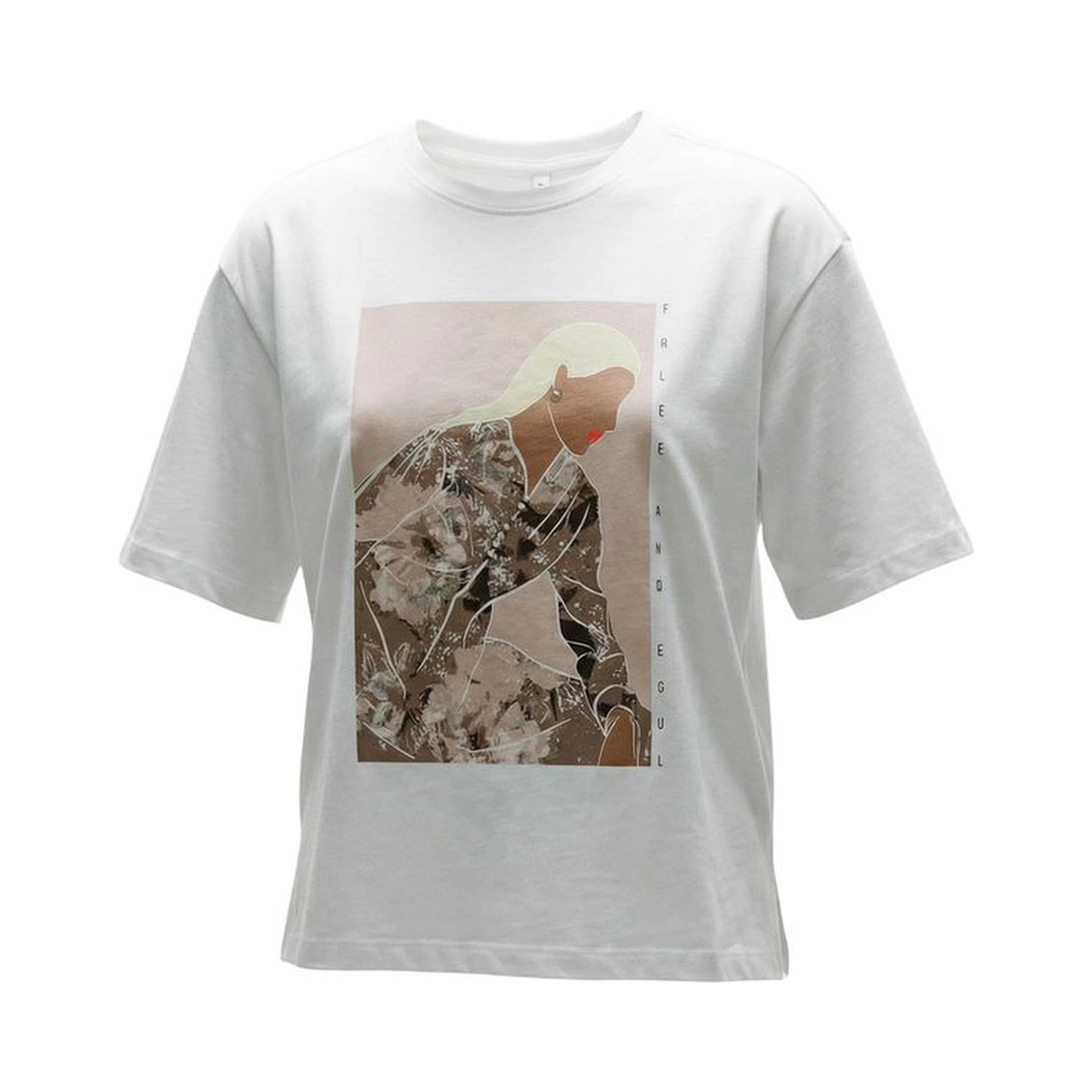 Cream Cotton T-Shirt