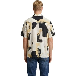 Multicolor Viscose Shortsleeve Shirt