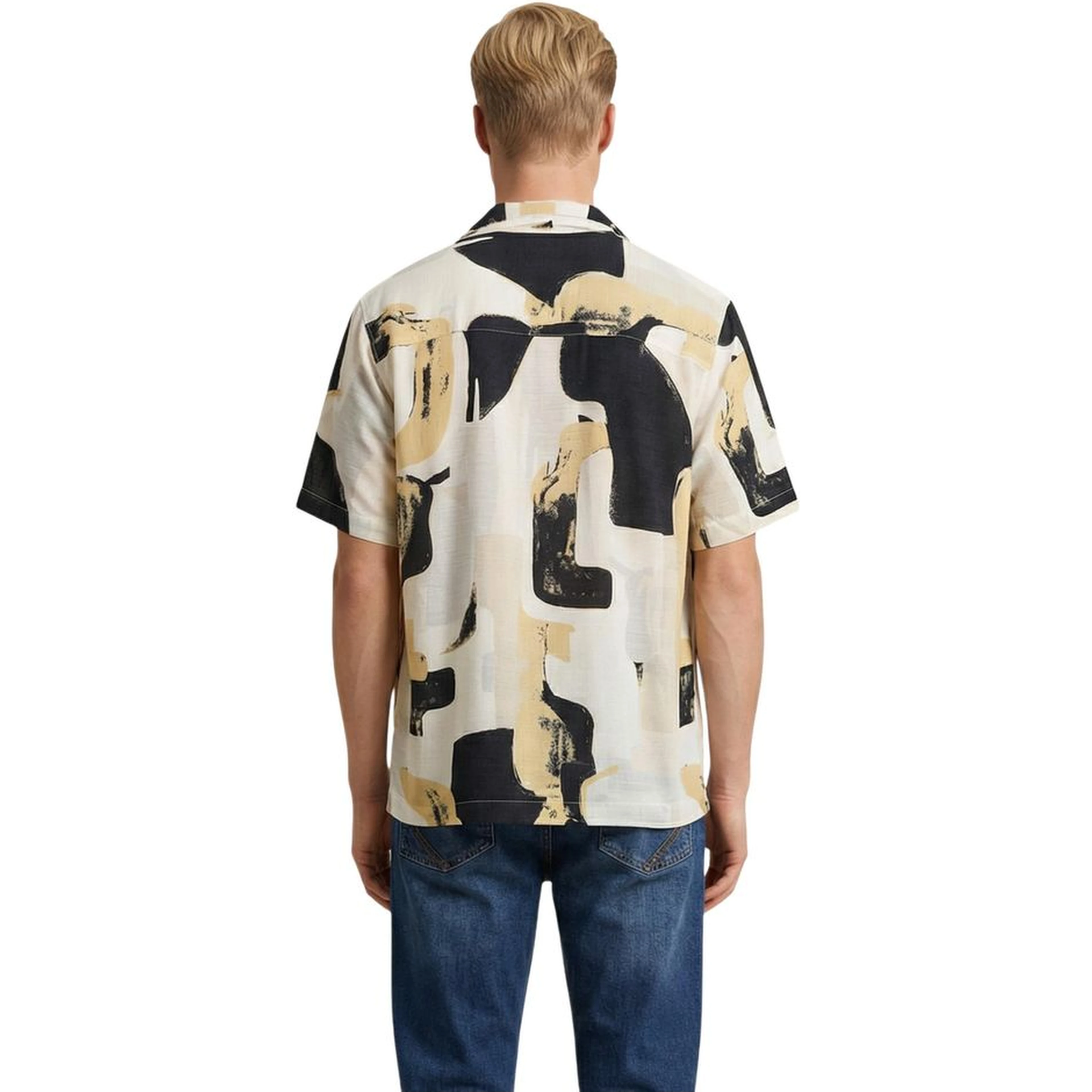 Multicolor Viscose Shortsleeve Shirt