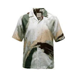 Bicolor Viscose Shortsleeve Shirt