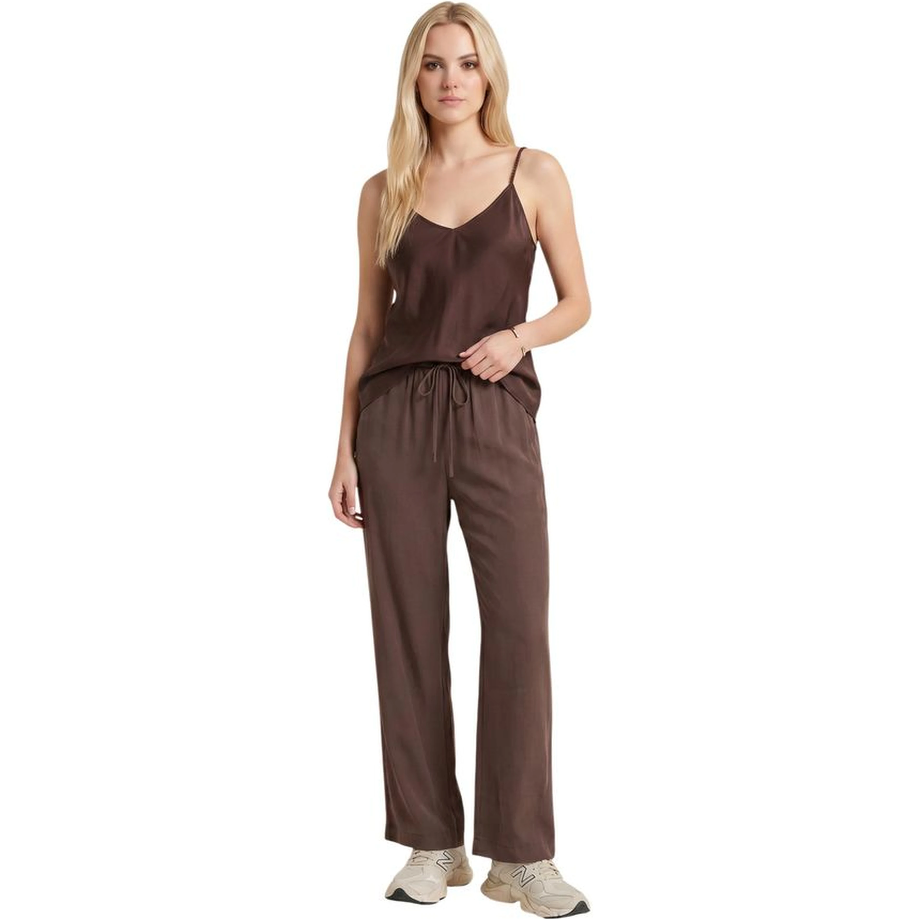 Brown Viscose Top