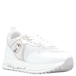 White Polyethylene Chunky Sneakers