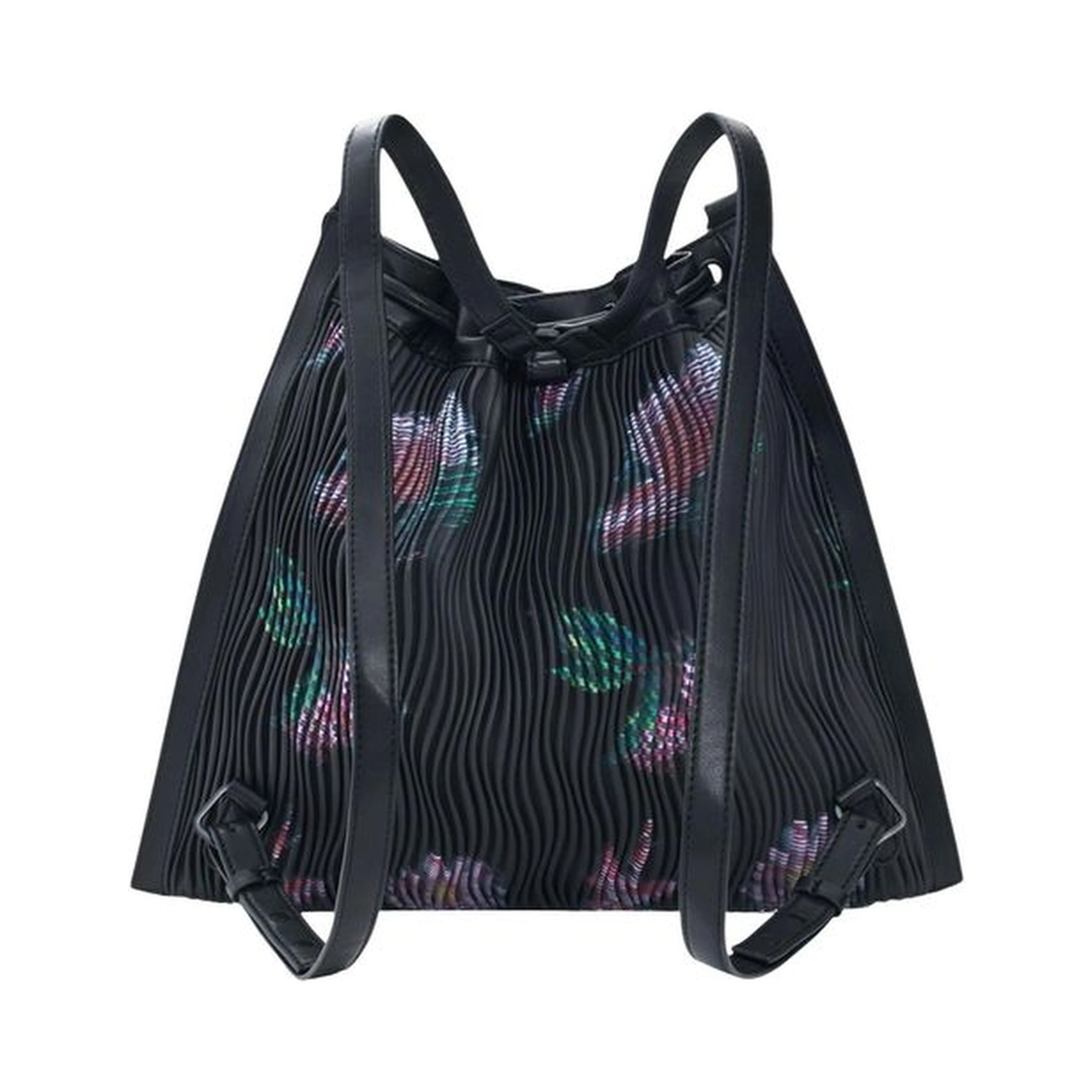 Black Polyester Backpack