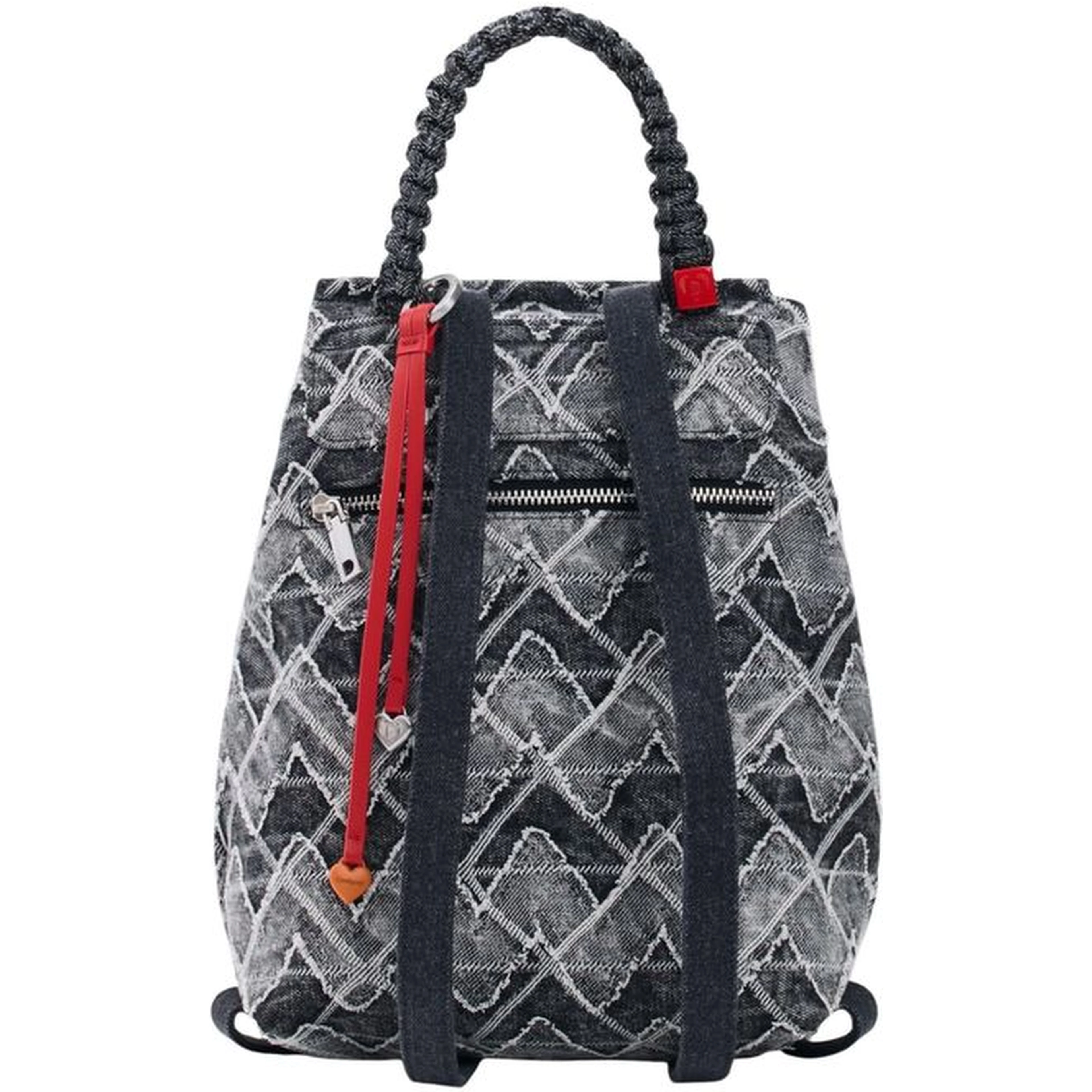 Black Polyester Backpack