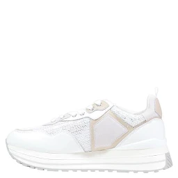 White Polyethylene Chunky Sneakers