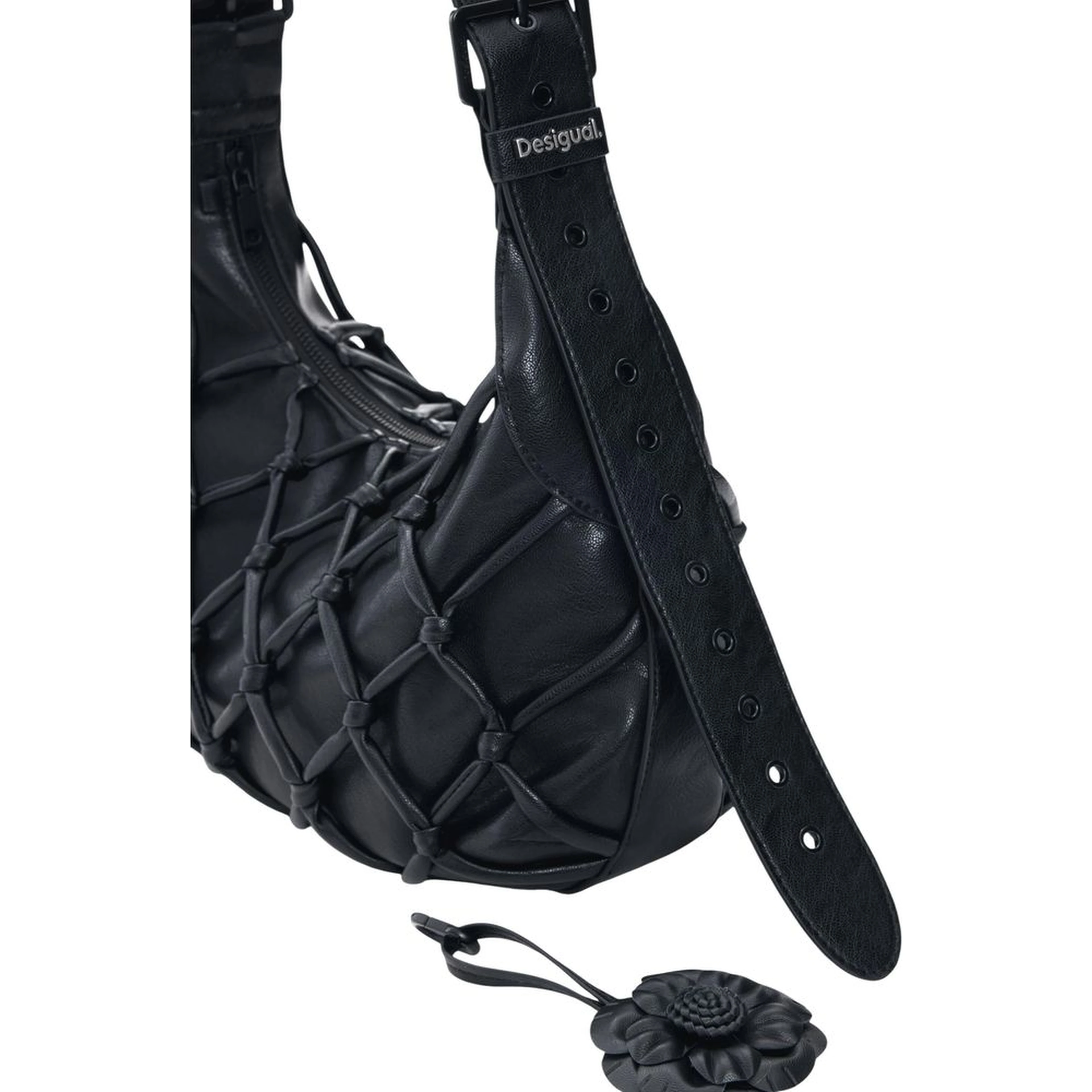 Black Cotton Handbag