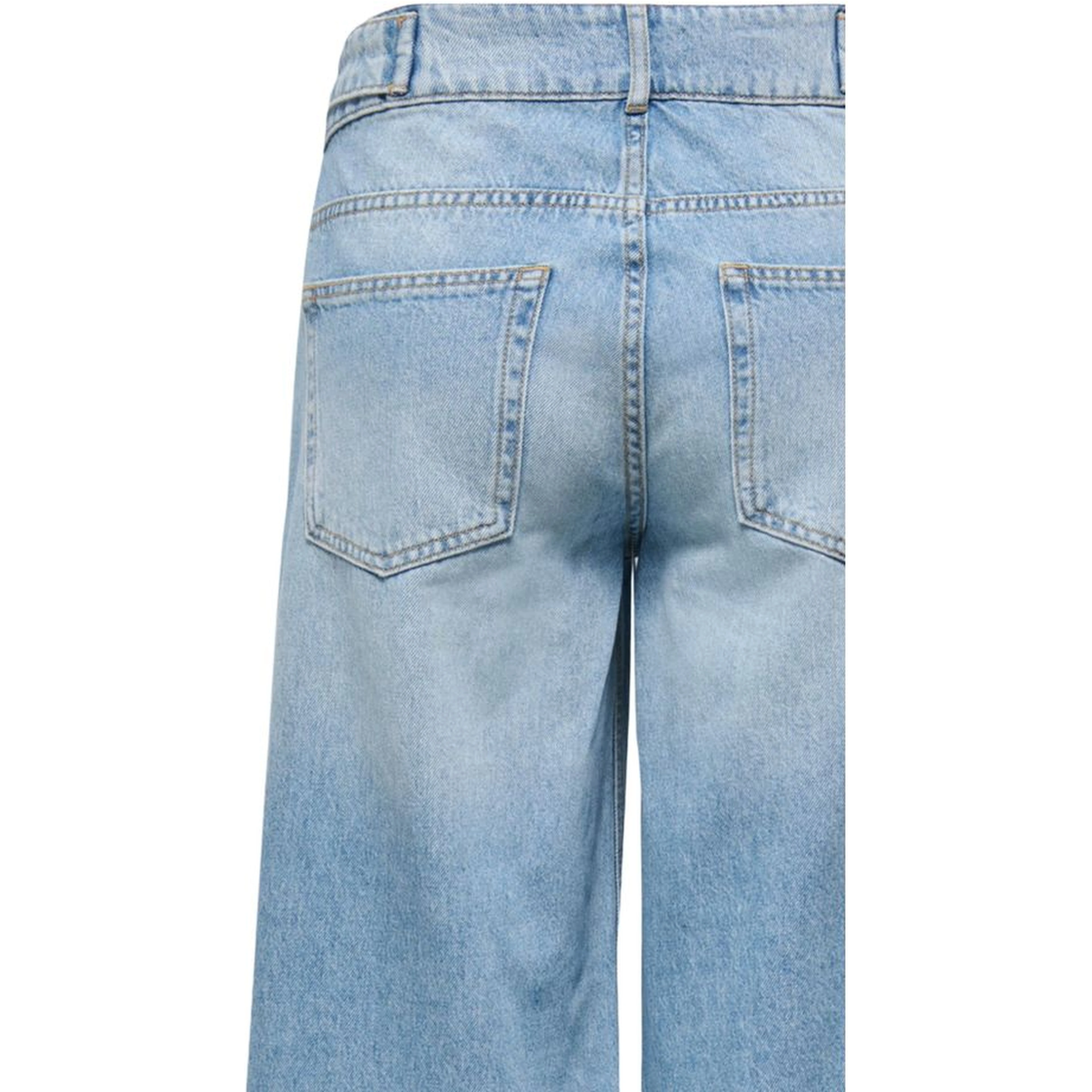 Light Blue Cotton Mom Jeans