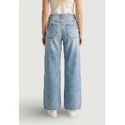 Light Blue Cotton Mom Jeans