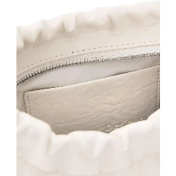 Beige Polyester Handbag