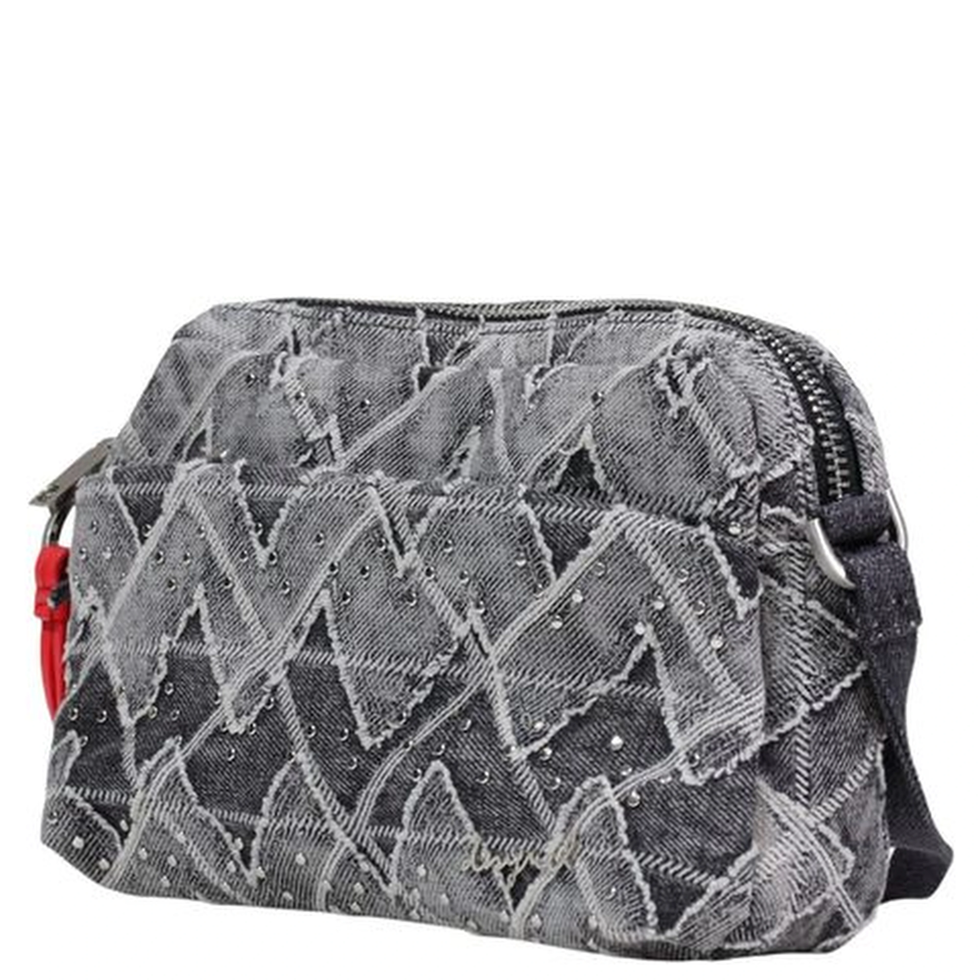Blue Cotton Handbag