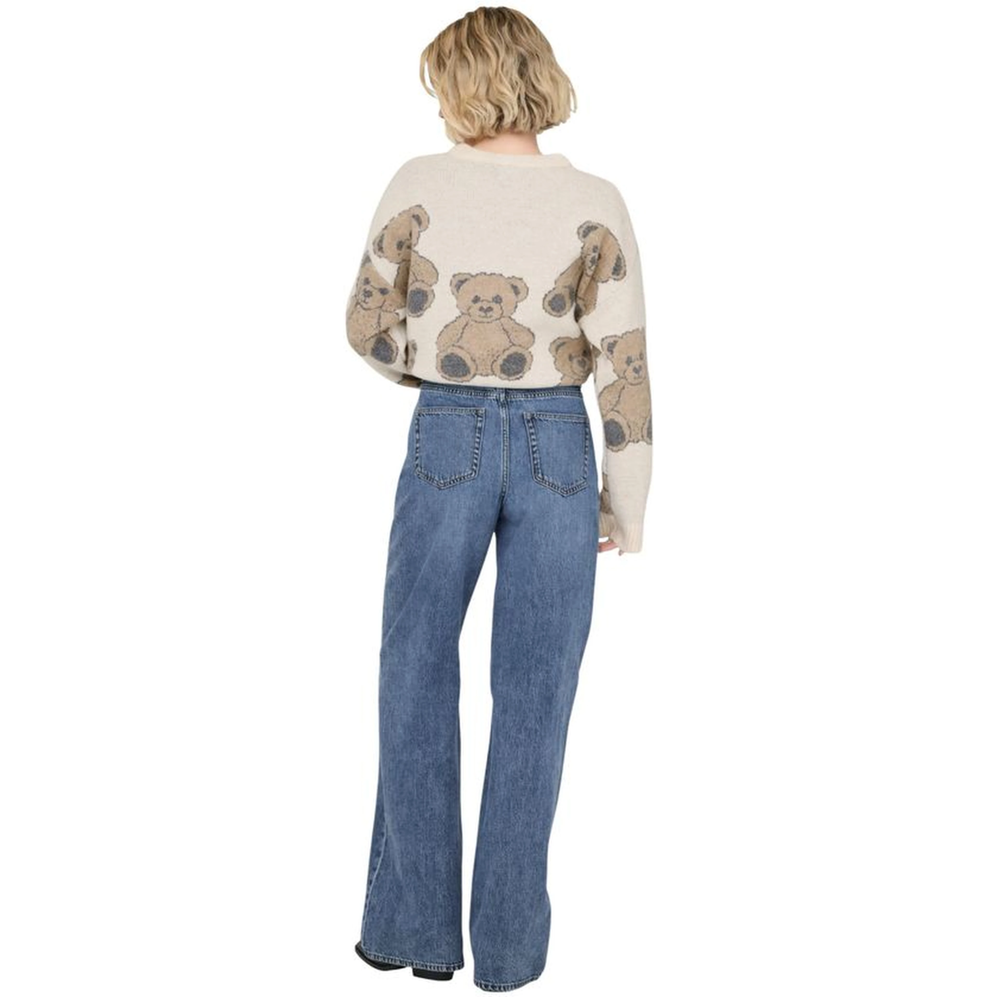 Blue Cotton Relaxed Fit Jeans