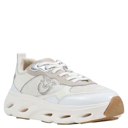 White Leather Chunky Sneakers