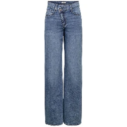 Blue Cotton Relaxed Fit Jeans