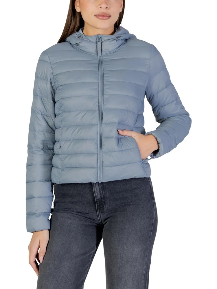 Blue Nylon Shell Jacket