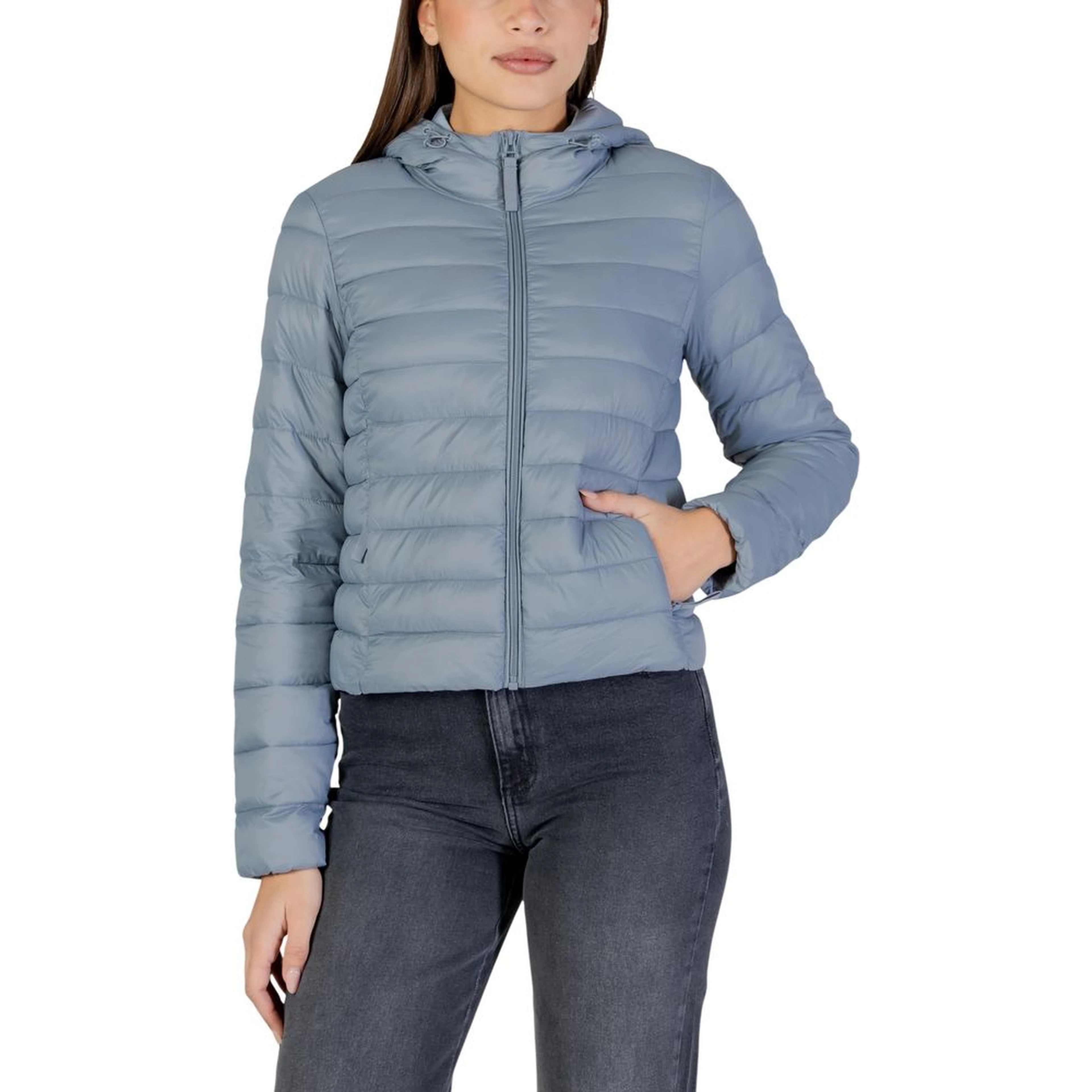 Blue Nylon Shell Jacket