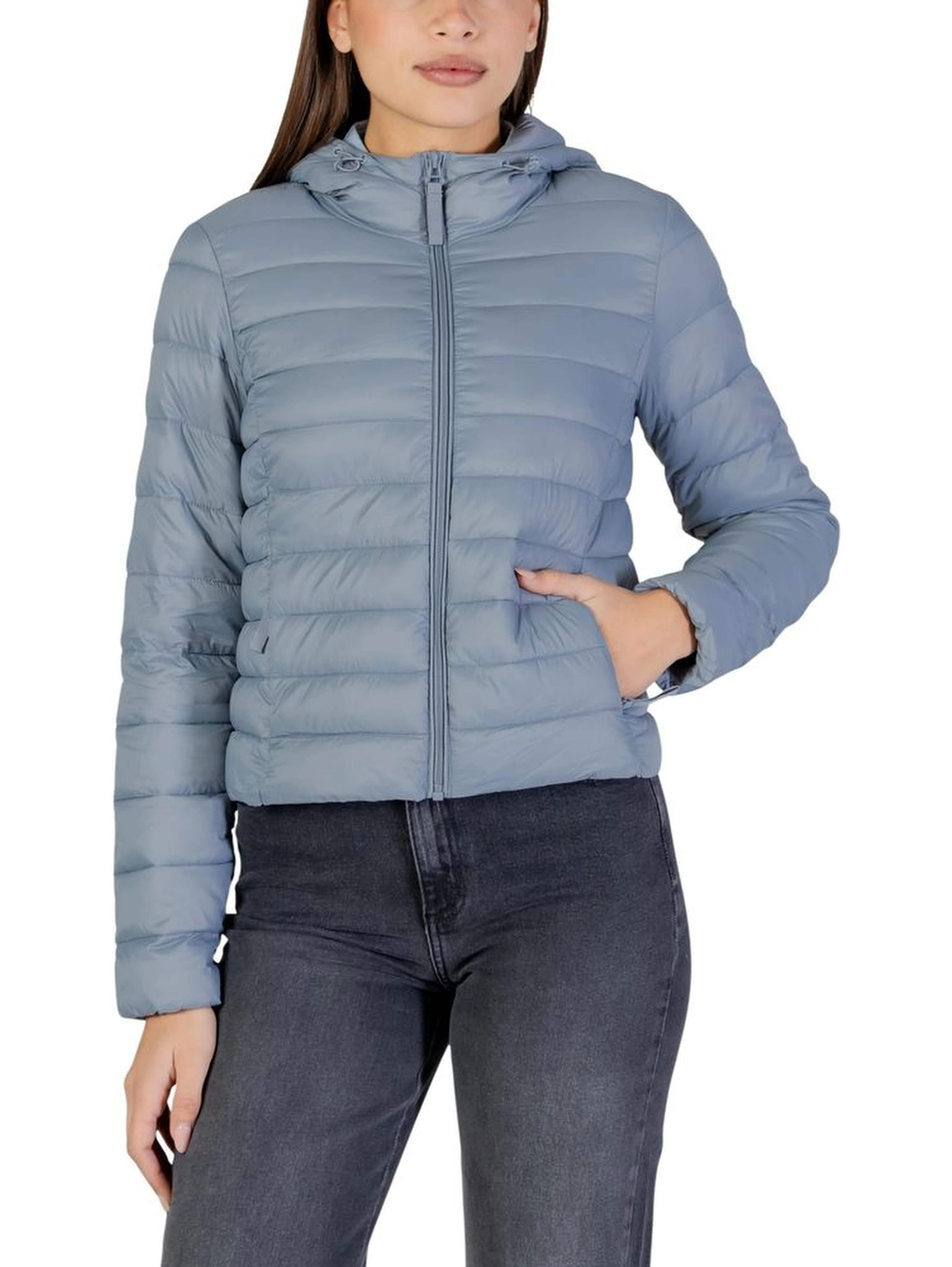 Blue Nylon Shell Jacket