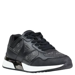 Gray Leather Athletic Sneakers