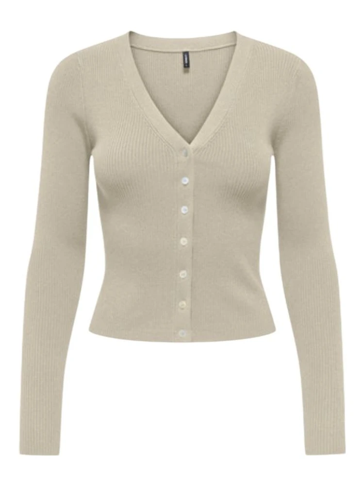 Beige Viscose Cardigan
