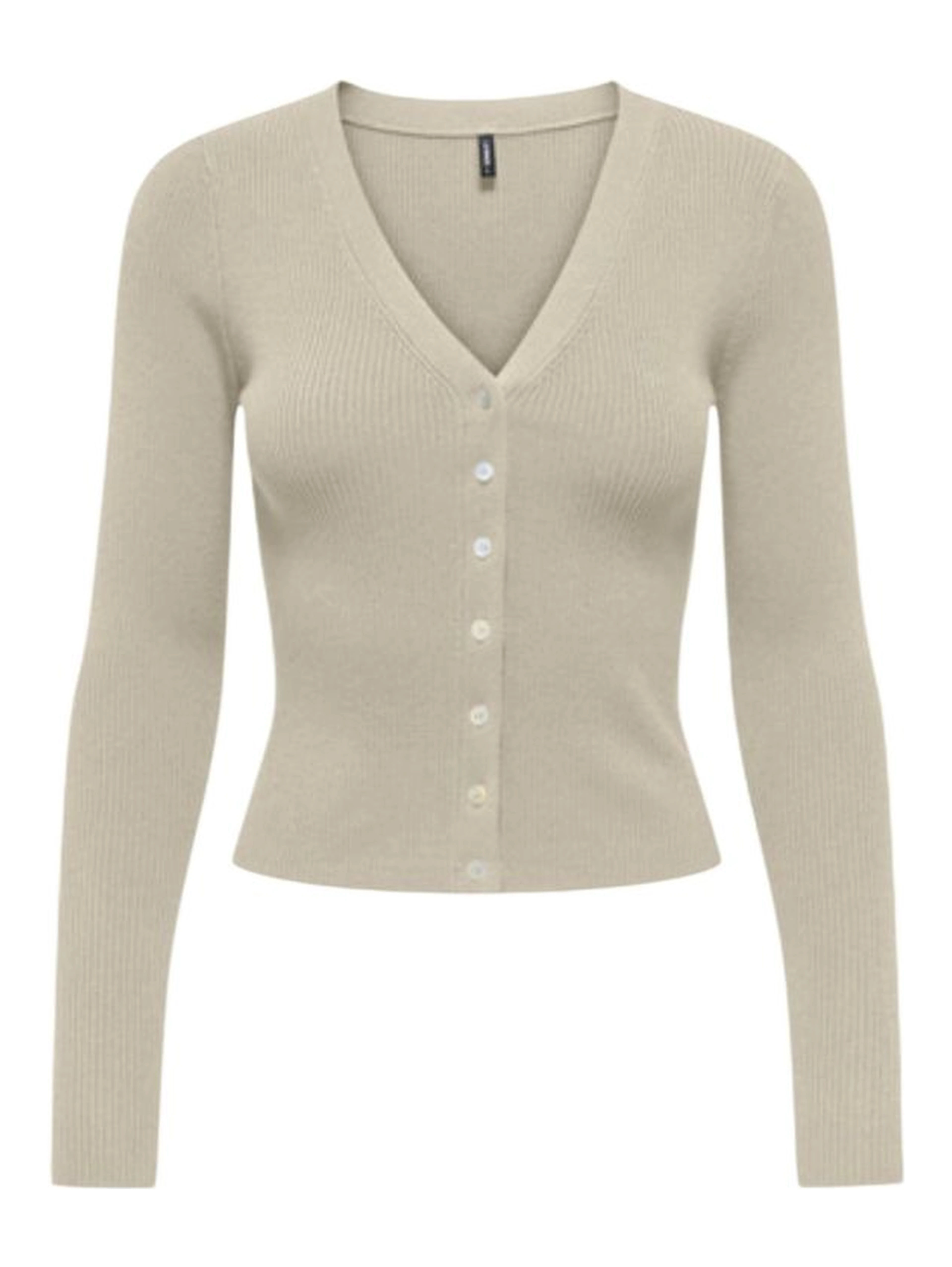 Beige Viscose Cardigan