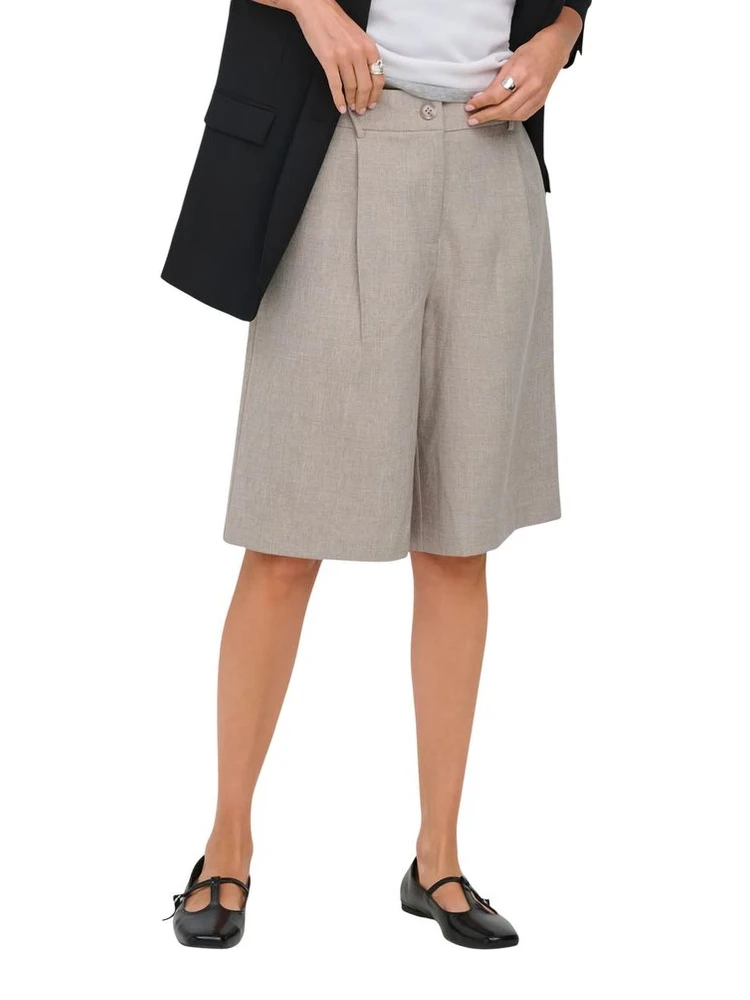 Gray Recycled Polyester Bermuda Shorts