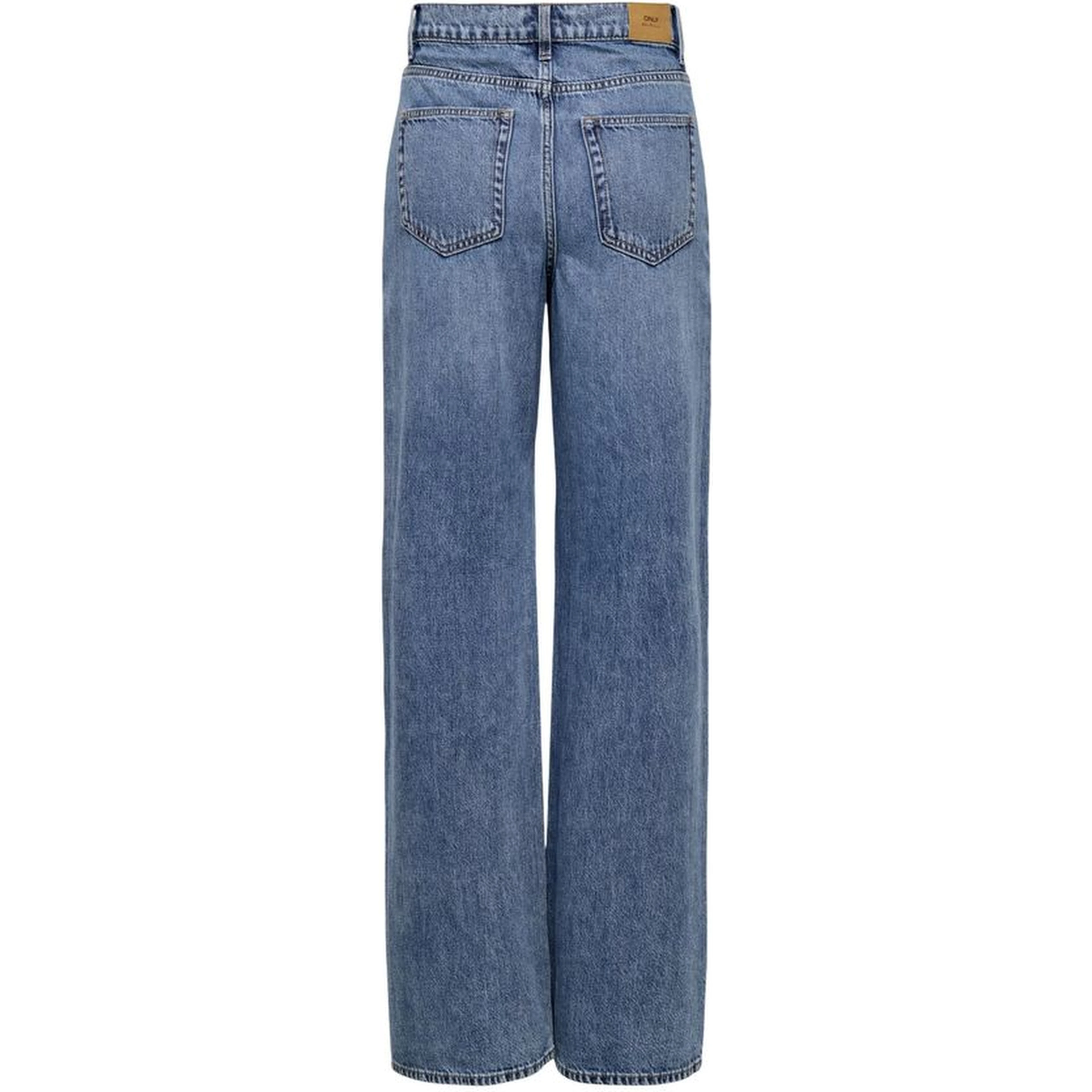 Blue Cotton Relaxed Fit Jeans