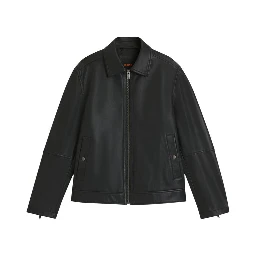 Black Leather Leather Jacket