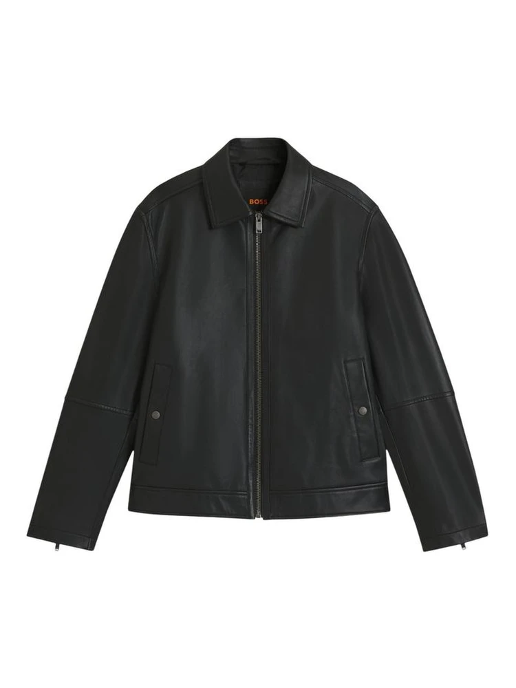 Black Leather Leather Jacket