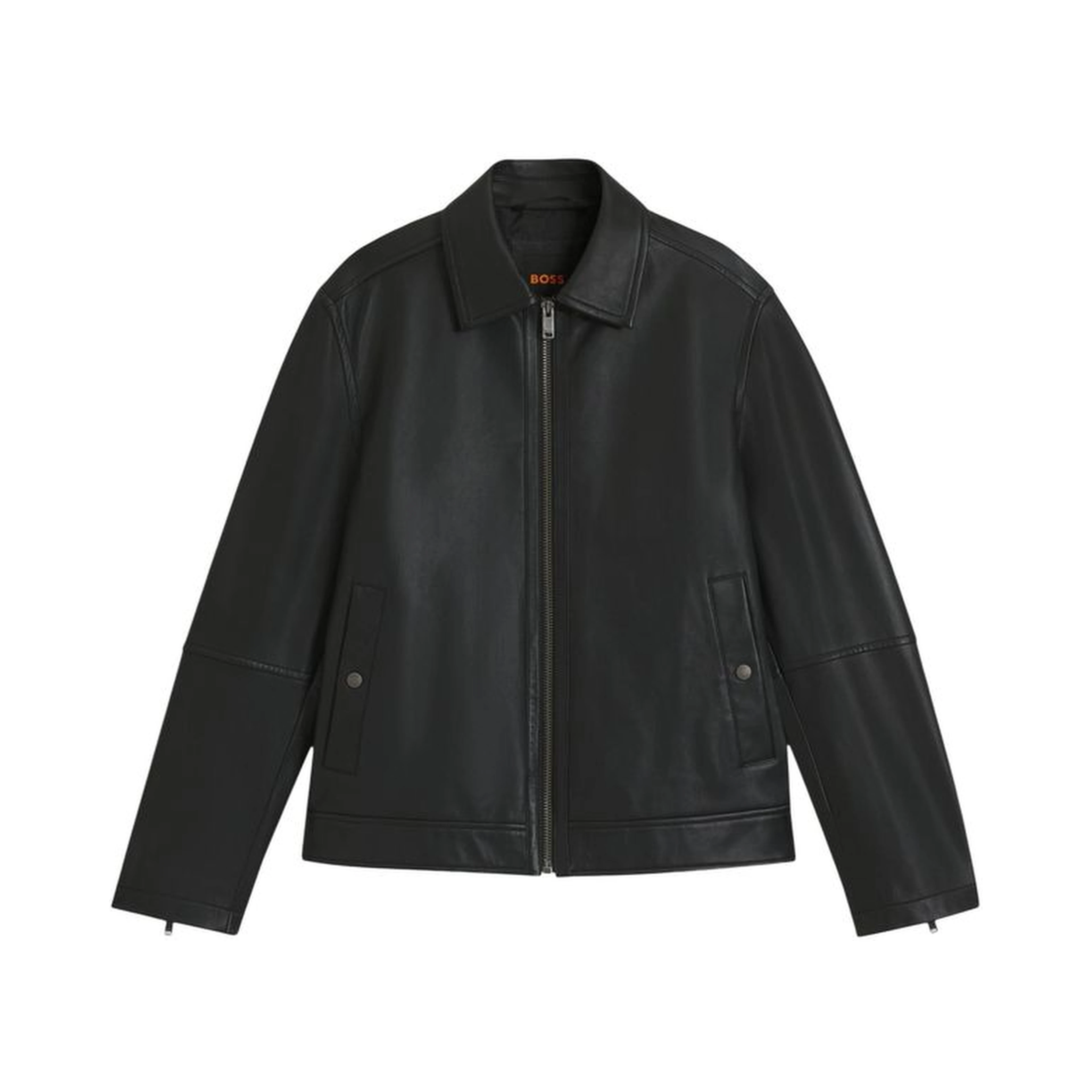 Black Leather Leather Jacket