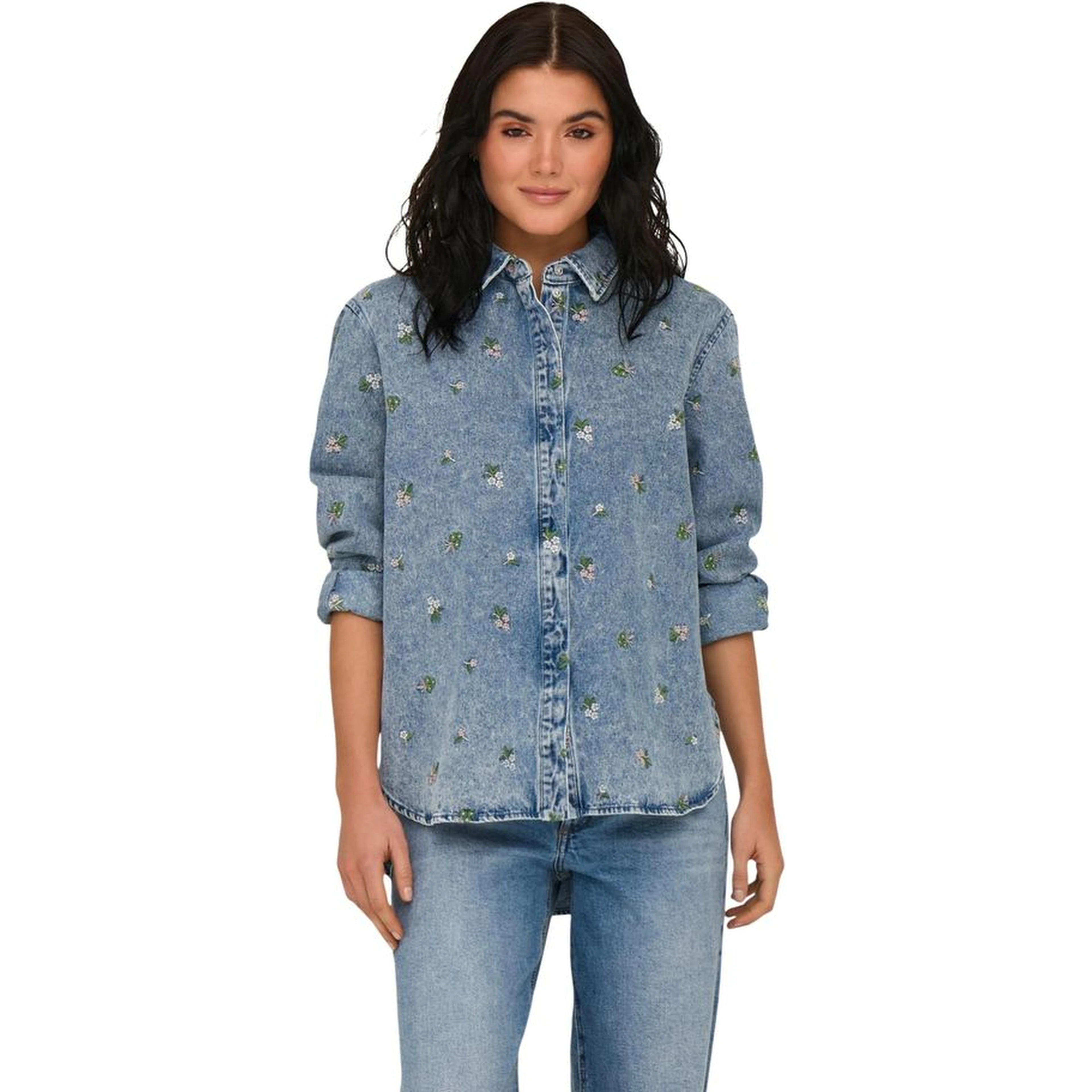 Light Blue Cotton Blouse
