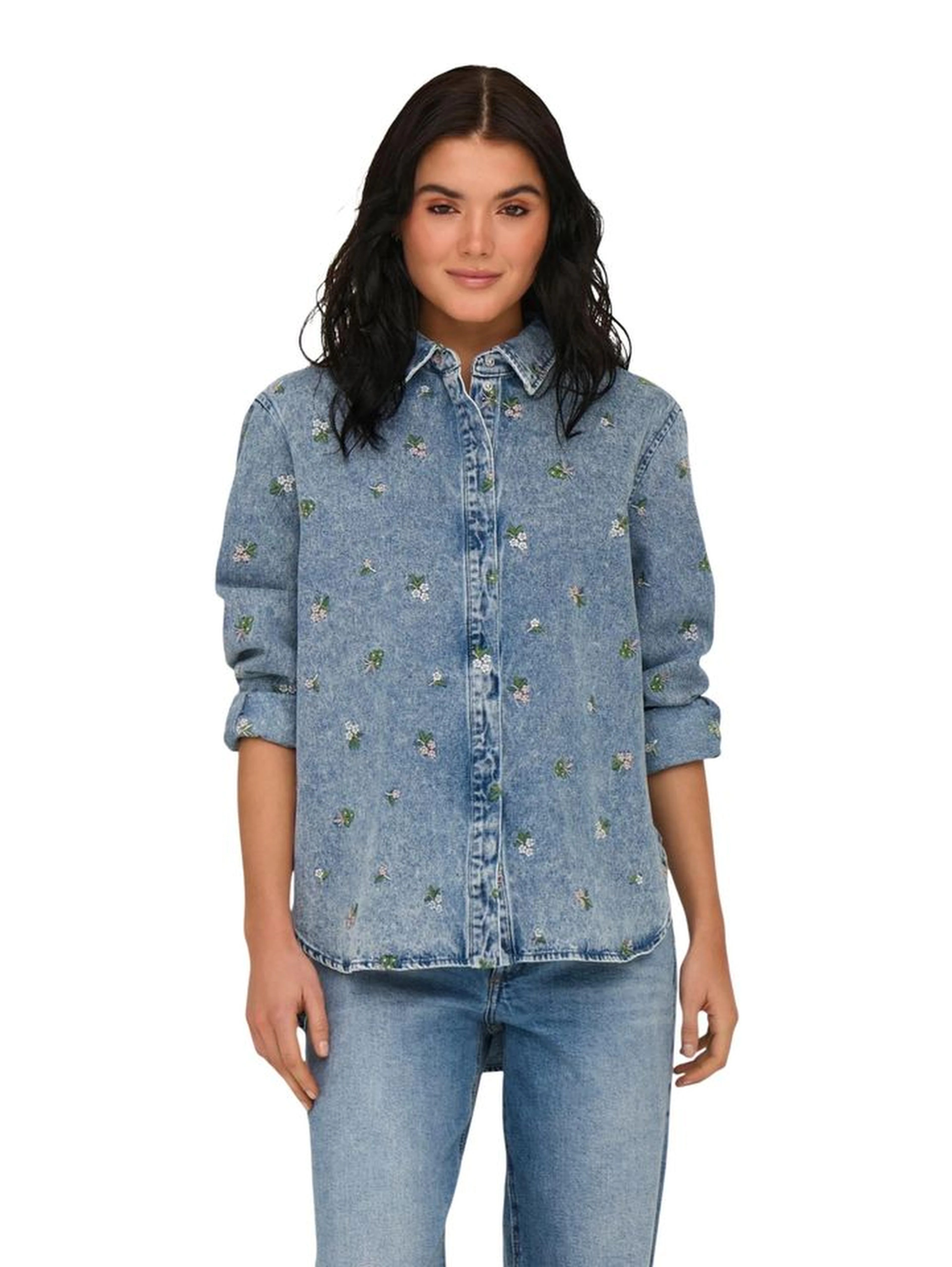 Light Blue Cotton Blouse