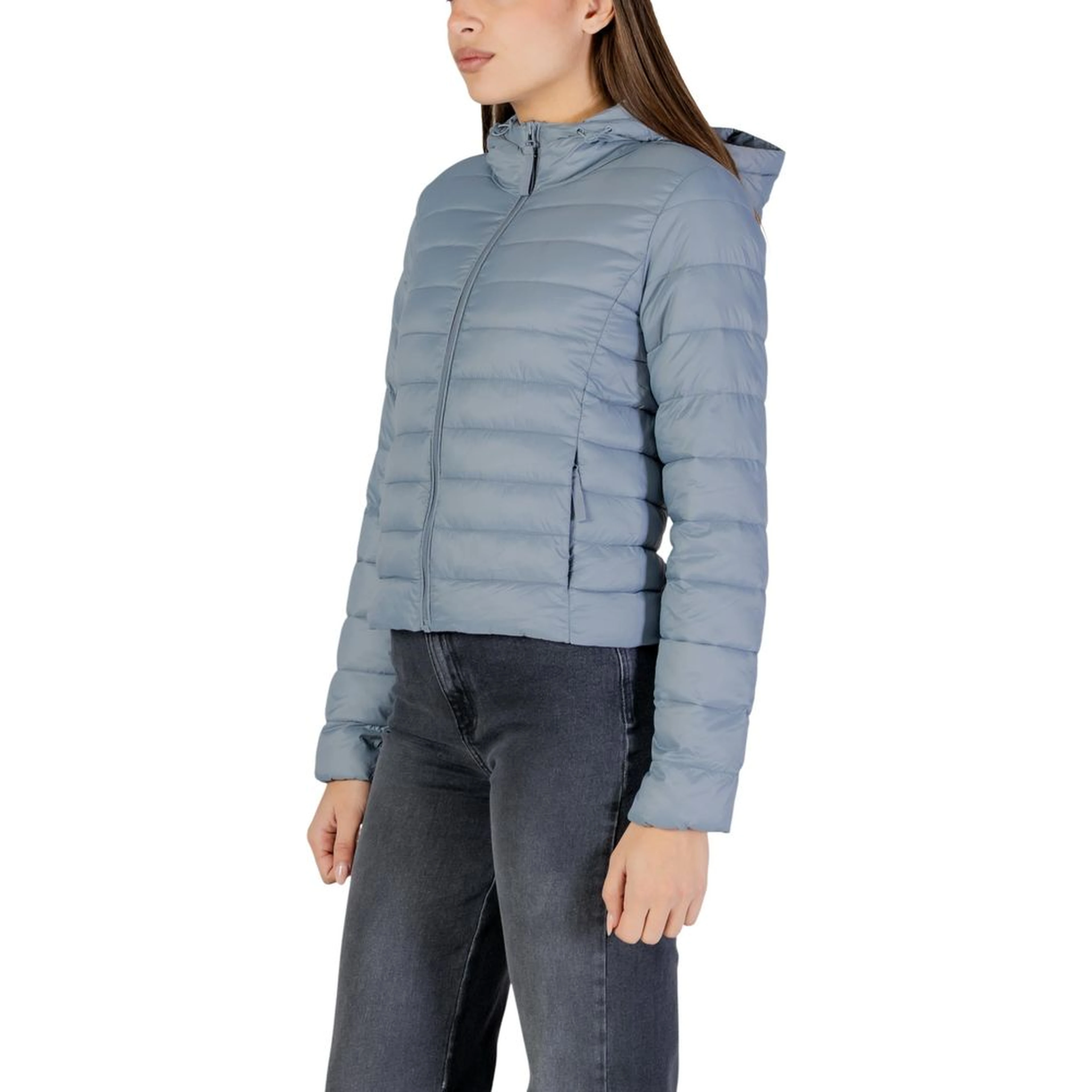 Blue Nylon Shell Jacket