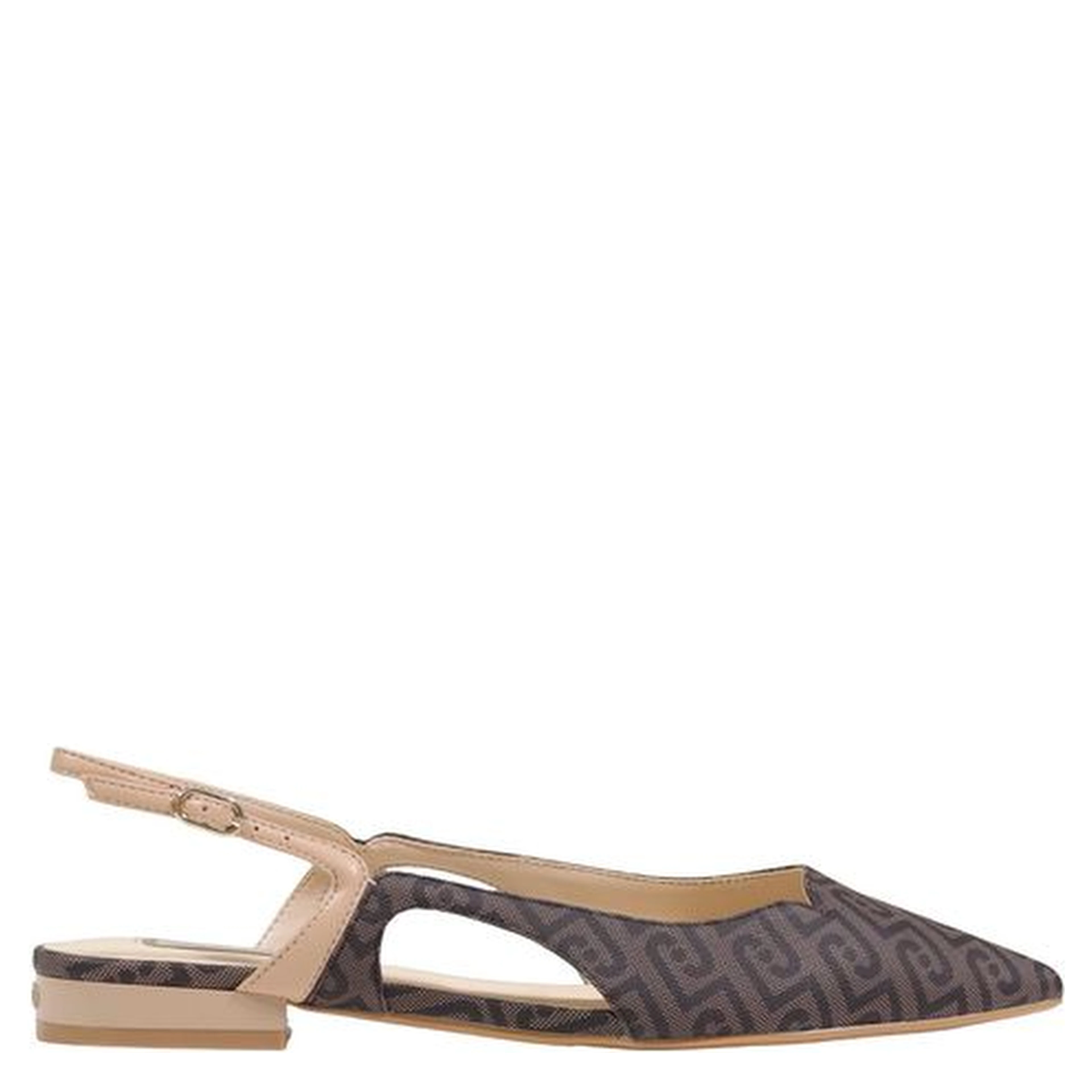 Brown Polyethylene Platform Pumps